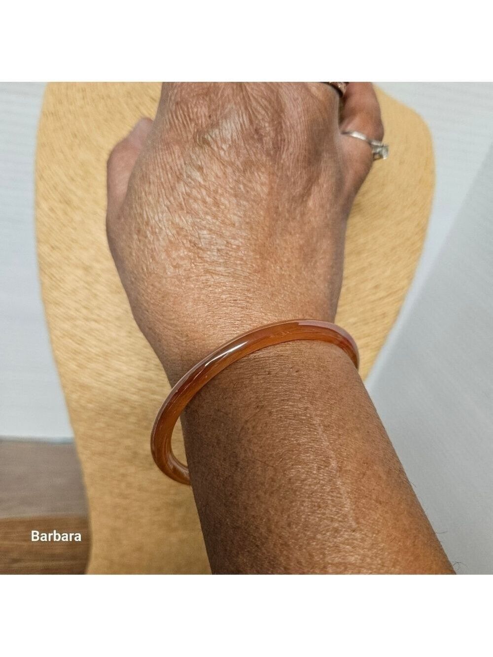 Vintage Carnilian Bangle Bracelet